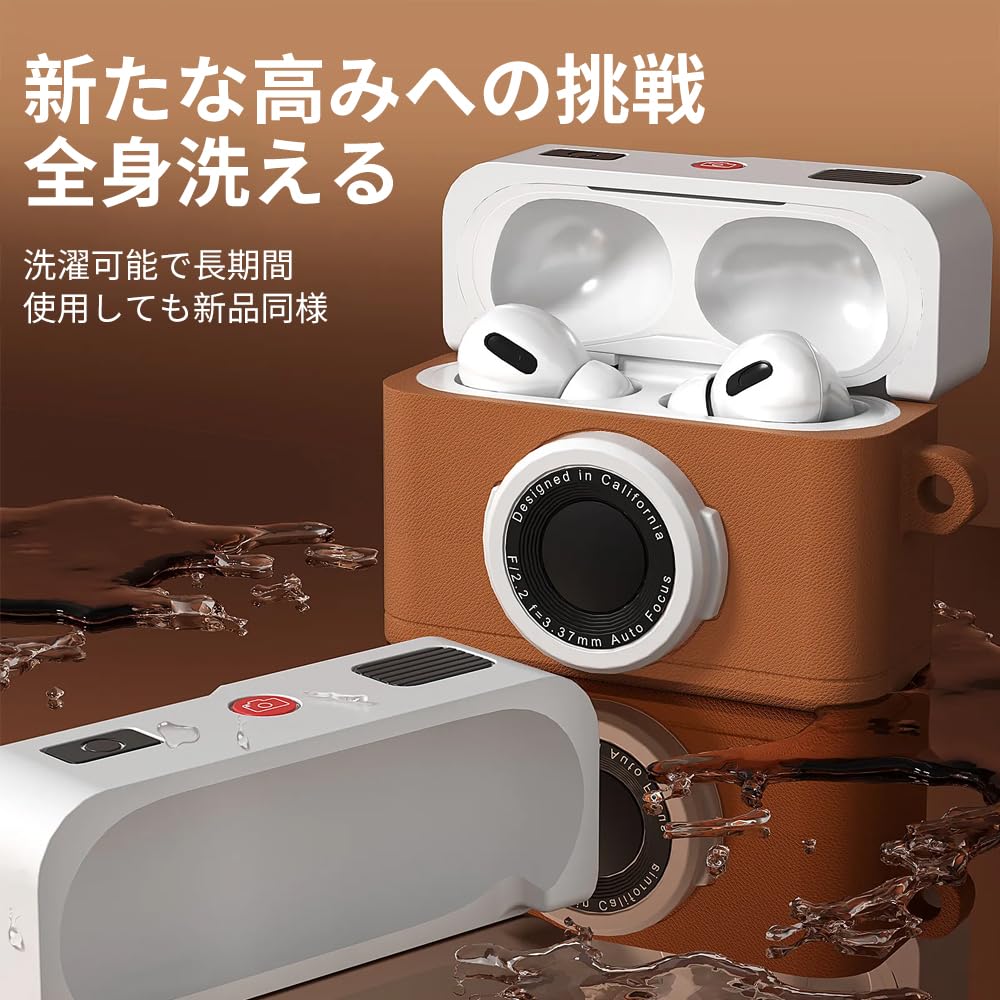 【AIRPODS CASE】AirPods 第4世代 カバー レトロカメラ