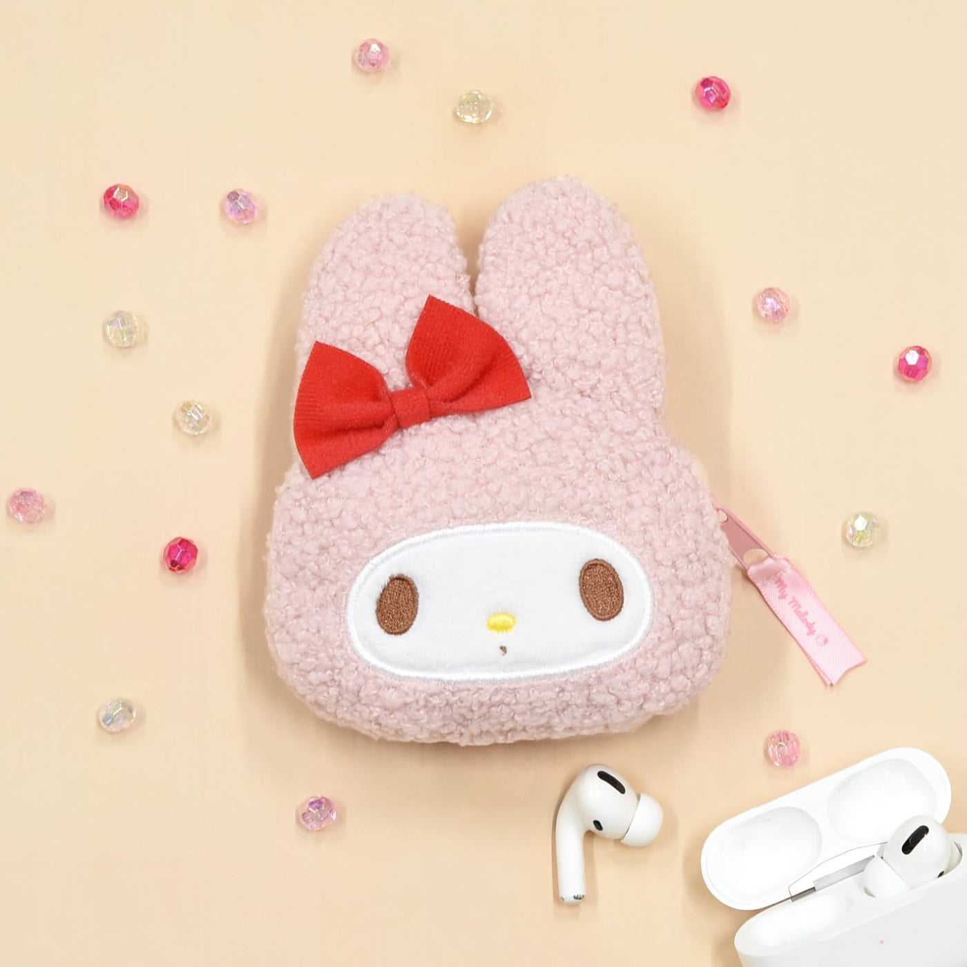 【AIRPODS CASE】グルマンディーズ サンリオキャラクターズ イヤホンマルチポーチ マイメロディ