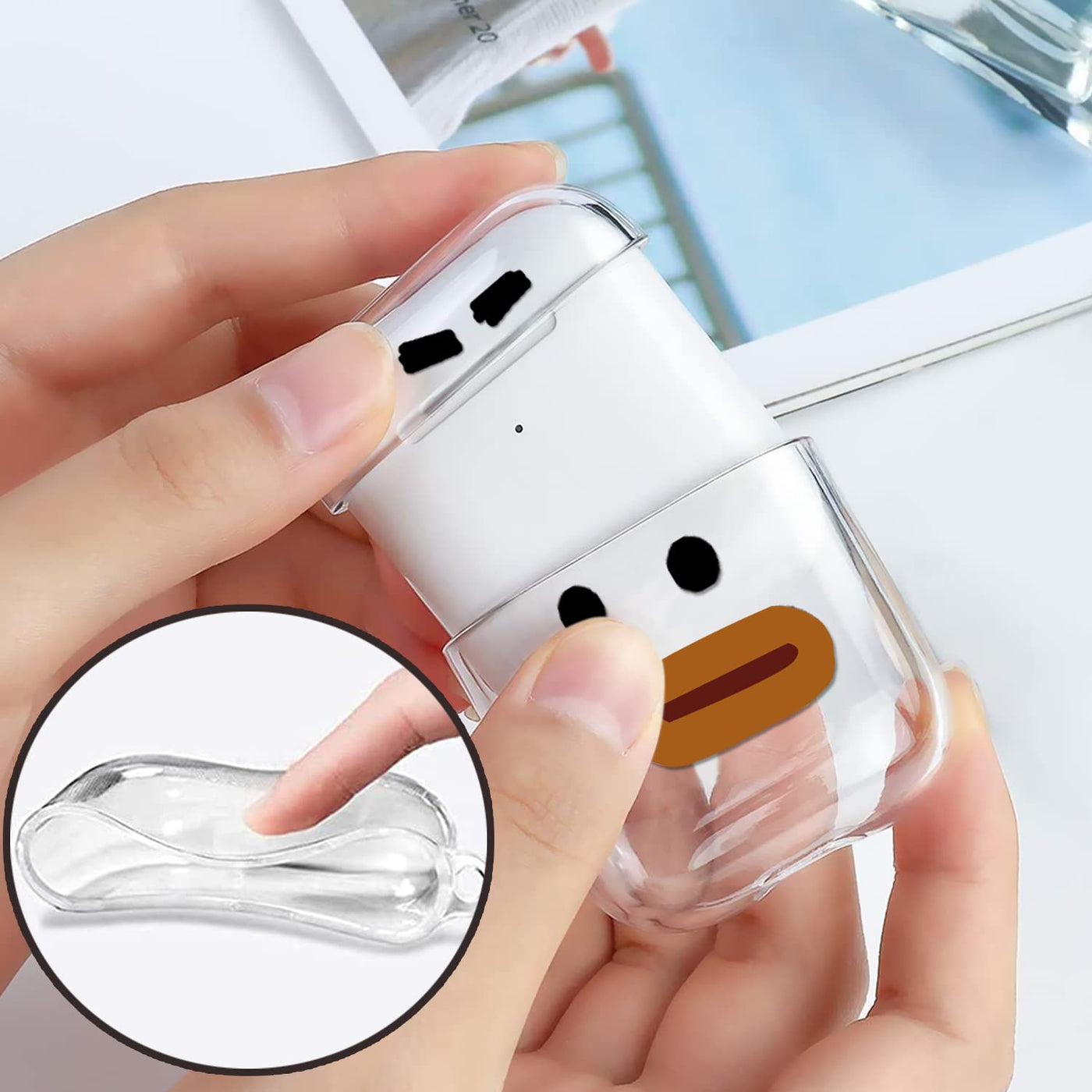 【AIRPODS CASE】Airpods 2世代 1世代対応 ケース かわいい おしゃれ TPU AirPods カバー イヤホン カバー