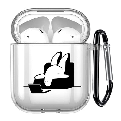 【AIRPODS CASE】AirPods  用 ケース おしゃれ かわいい AirPods 充電自由 イヤホン カバー TPU 軽量