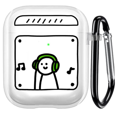【AIRPODS CASE】二次元スタイル シンプルなスタイル エアーポッズ