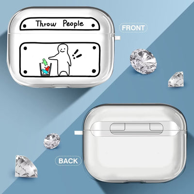 【AIRPODS CASE】二次元スタイル シンプルなスタイル エアーポッズ