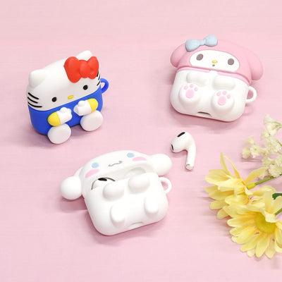 【AIRPODS CASE】グルマンディーズ(Gourmandise) サンリオキャラクターズ AirPods(第3世代)対応 シリコンケース マイメロディ