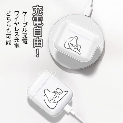 【AIRPODS CASE】AirPods  用 ケース おしゃれ かわいい AirPods 充電自由 イヤホン カバー TPU 軽量