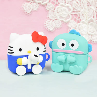 【AIRPODS CASE】サンリオキャラクターズ AirPods Pro(第2世代)/AirPods Pro 対応 シリコンケース ハローキティ