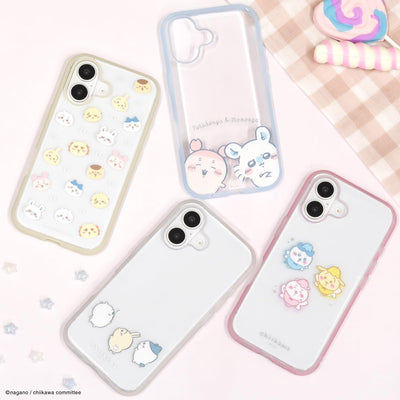 【IPHONE CASE】グルマンディーズ ちいかわ IIIIfit Clear iPhone16 対応 ケース 集合 CK-55B
