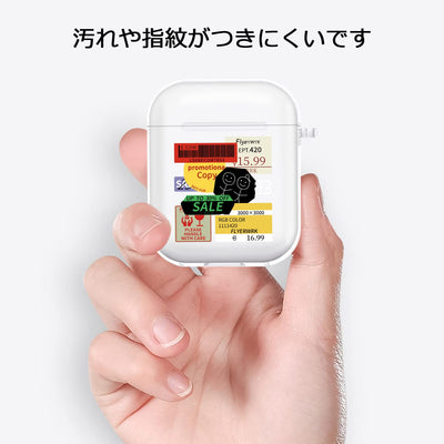 【AIRPODS CASE】 おしゃれ かわいい AirPods Pro 第2世代 ケース 韓国 おもしろ ステッカー