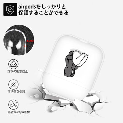 【AIRPODS CASE】AirPods  用 ケース おしゃれ かわいい AirPods 充電自由 イヤホン カバー TPU 軽量