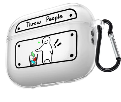 【AIRPODS CASE】二次元スタイル シンプルなスタイル エアーポッズ