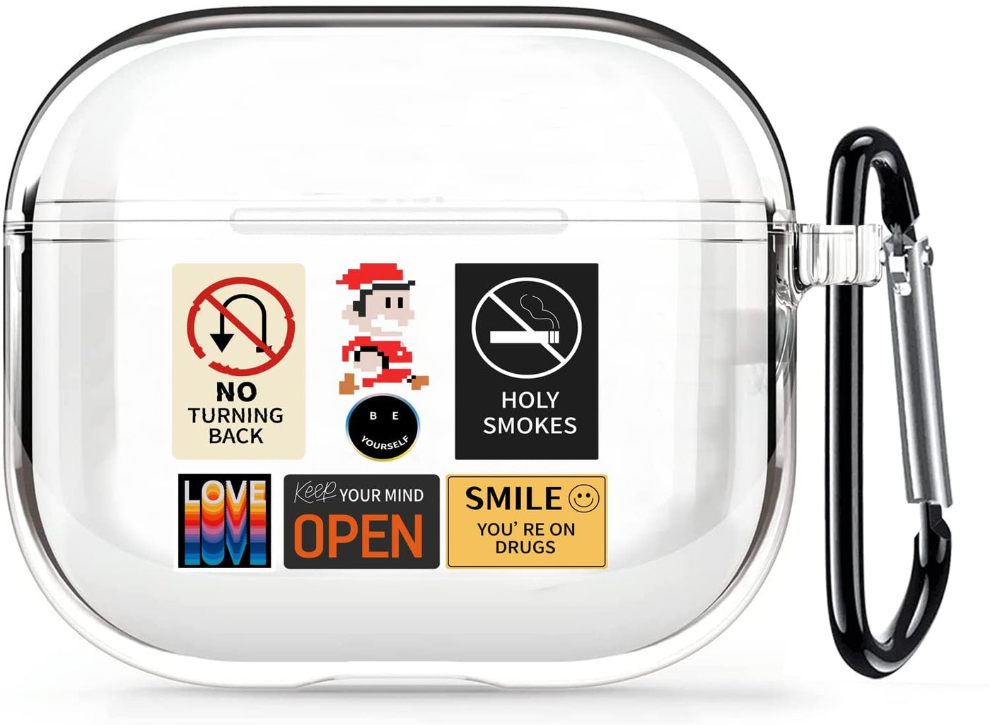 【AIRPODS CASE】 おしゃれ かわいい AirPods Pro 第2世代 ケース 韓国 おもしろ ステッカー