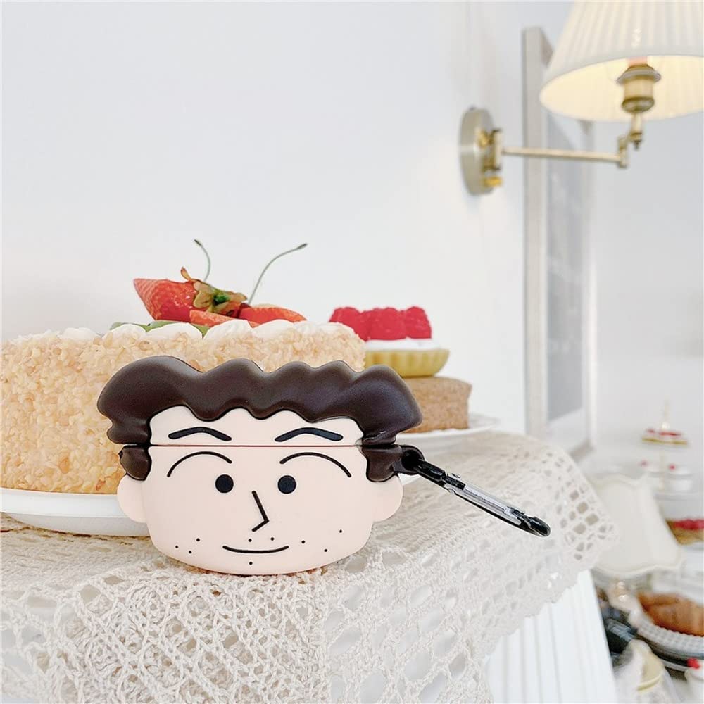 【AIRPODS CASE】野原ひろし クレヨンしんちゃん 『第1.2.3世代 対応』AirPods proケース エアーポッズ