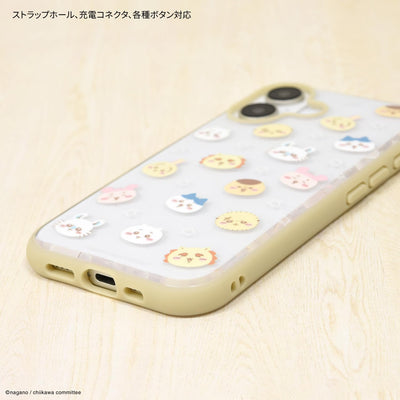 【IPHONE CASE】グルマンディーズ ちいかわ IIIIfit Clear iPhone16 対応 ケース 集合 CK-55B