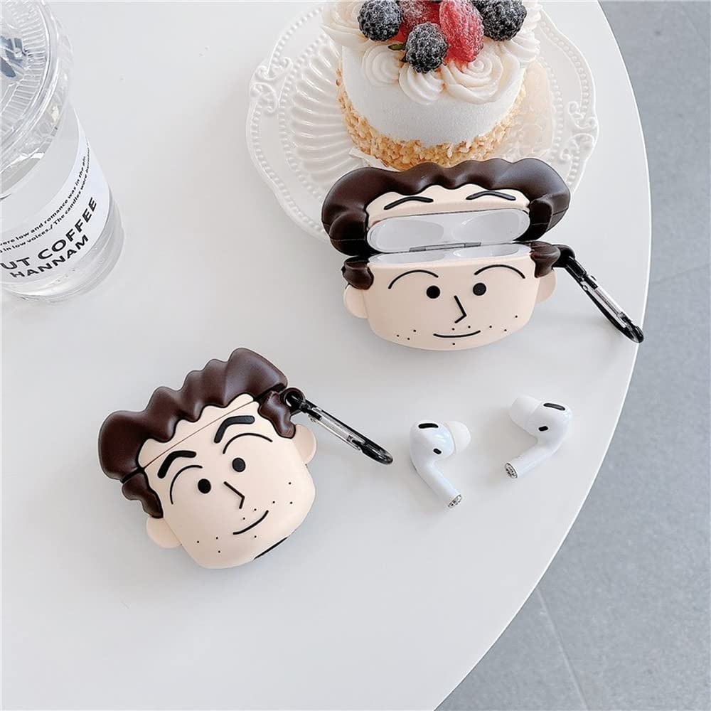 【AIRPODS CASE】野原ひろし クレヨンしんちゃん 『第1.2.3世代 対応』AirPods proケース エアーポッズ