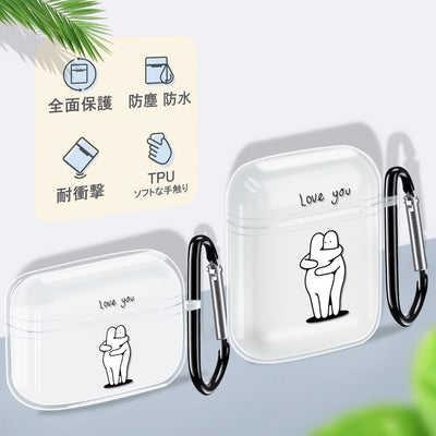 【AIRPODS CASE】Airpods 2世代 1世代対応 ケース かわいい おしゃれ TPU AirPods カバー イヤホン カバー
