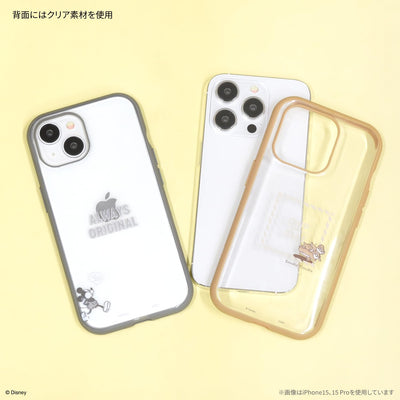 【IPHONE CASE】グルマンディーズ(Gourmandise) ディズニーキャラクター iPhone15 Pro 対応 ケース スティッチ