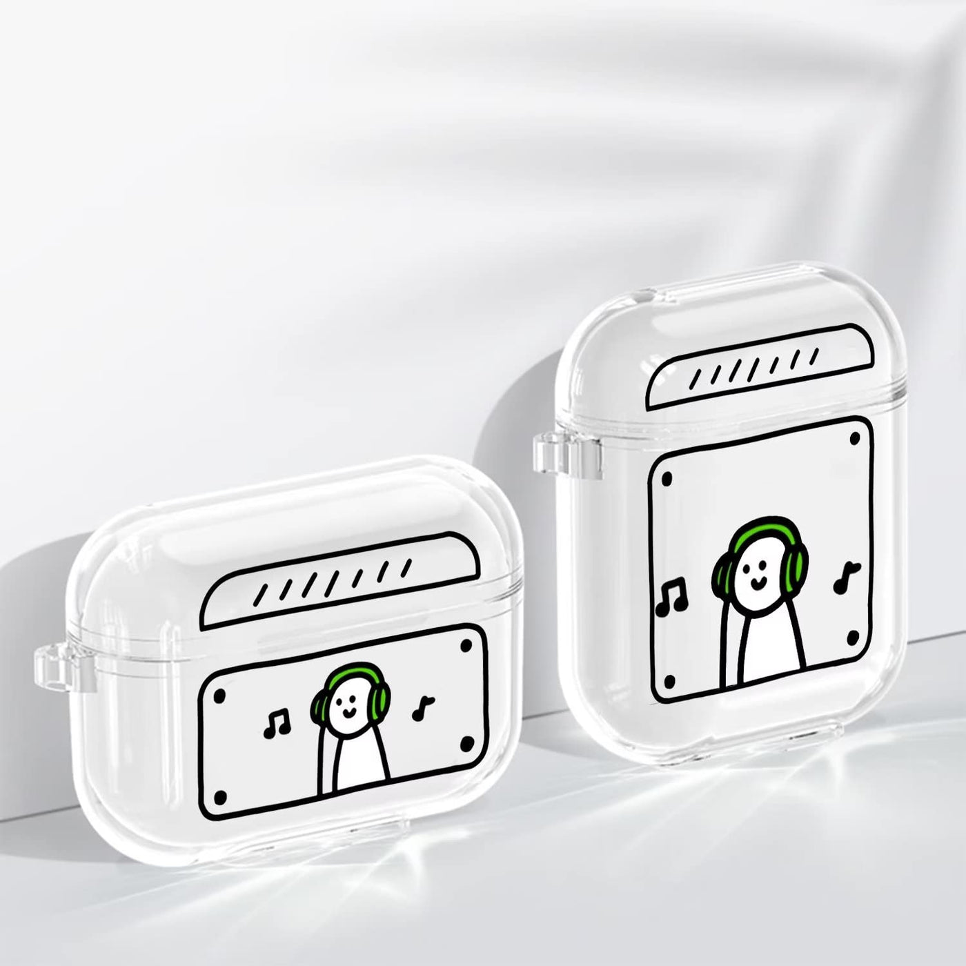 【AIRPODS CASE】二次元スタイル シンプルなスタイル エアーポッズ