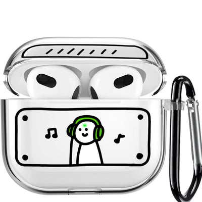 【AIRPODS CASE】二次元スタイル シンプルなスタイル エアーポッズ