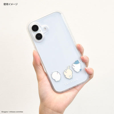 【IPHONE CASE】グルマンディーズ ちいかわ IIIIfit Clear iPhone16 対応 ケース 集合 CK-55B