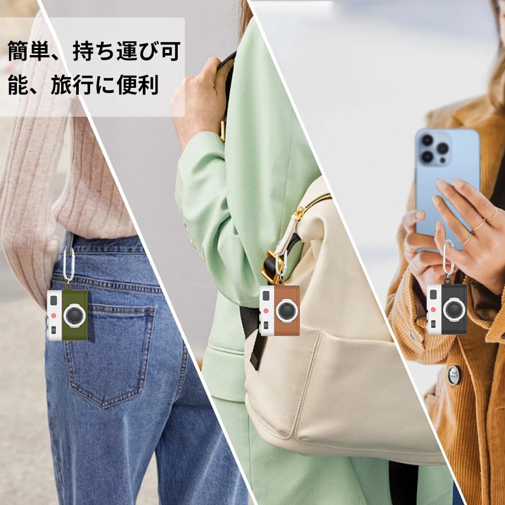 【AIRPODS CASE】AirPods 第4世代 カバー レトロカメラ