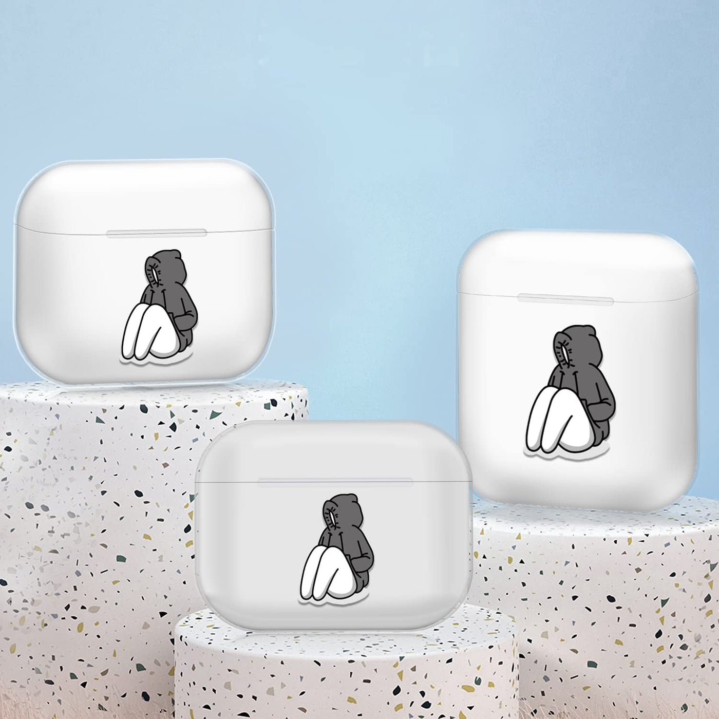 【AIRPODS CASE】AirPods  用 ケース おしゃれ かわいい AirPods 充電自由 イヤホン カバー TPU 軽量