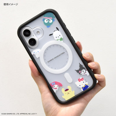 【IPHONE CASE】グルマンディーズ サンリオキャラクターズ iPhone16 MagSafe 対応 プランプフレームケース