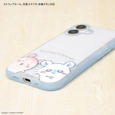 【IPHONE CASE】グルマンディーズ ちいかわ IIIIfit Clear iPhone16 対応 ケース 集合 CK-55B