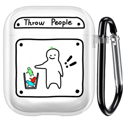 【AIRPODS CASE】二次元スタイル シンプルなスタイル エアーポッズ
