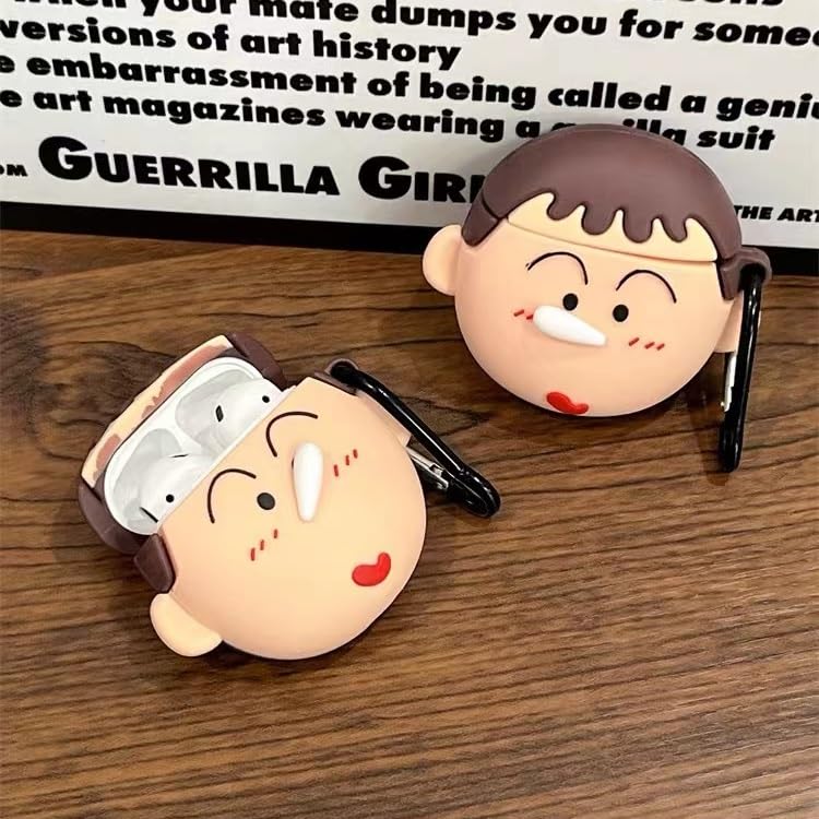 【AIRPODS CASE】ボーちゃん しんちゃん イヤホンケース AirPodsケースカバー