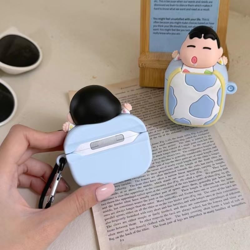 【AIRPODS CASE】ボーちゃん しんちゃん イヤホンケース AirPodsケースカバー