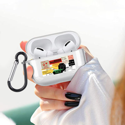 【AIRPODS CASE】 おしゃれ かわいい AirPods Pro 第2世代 ケース 韓国 おもしろ ステッカー