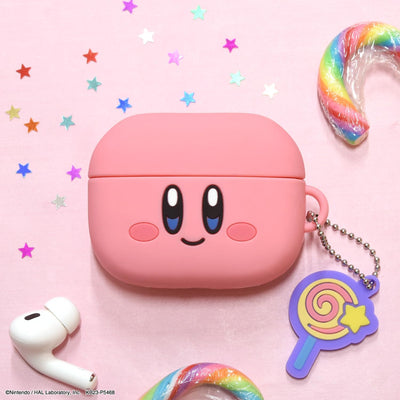 【AIRPODS CASE】グルマンディーズ 星のカービィ AirPods Pro(第2世代)/AirPods Pro 対応 シリコンケース カービィ