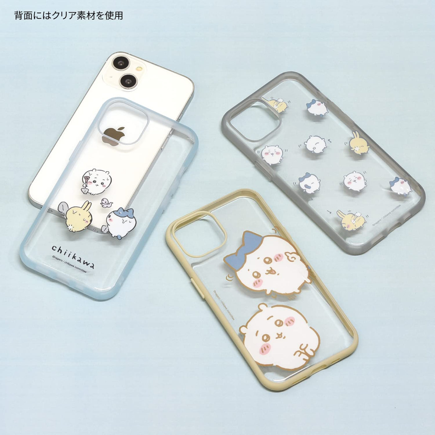 【IPHONE CASE】グルマンディーズ ちいかわ IIIIfit Clear (イーフィット クリア) iPhone 14 / 13 (6.1インチ) 対応 ケース