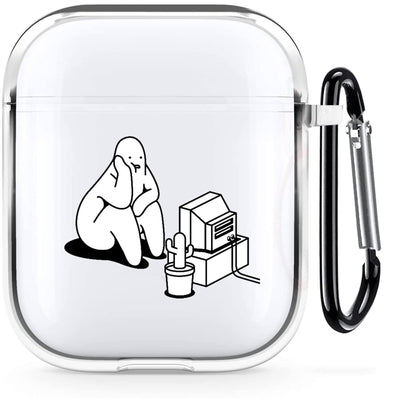 【AIRPODS CASE】Airpods 2世代 1世代対応 ケース かわいい おしゃれ TPU AirPods カバー イヤホン カバー