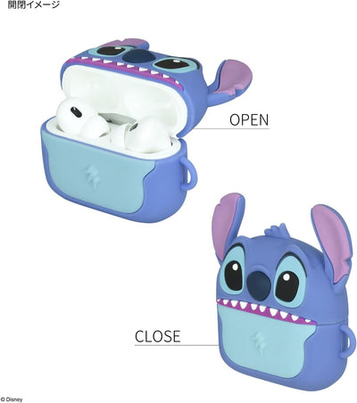 【AIRPODS CASE】ディズニーキャラクター AirPods Pro(第2世代)/AirPods Pro 対応 シリコンケース スティッチ