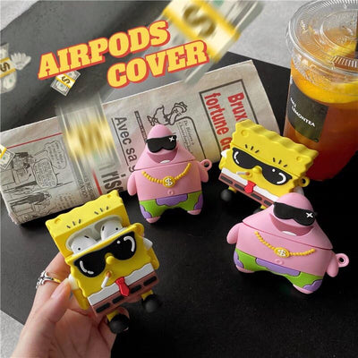 【AIRPODS CASE】スポンジ・ボブ パトリック AirPods Pro 用 ケース エアポッドプロ ケース