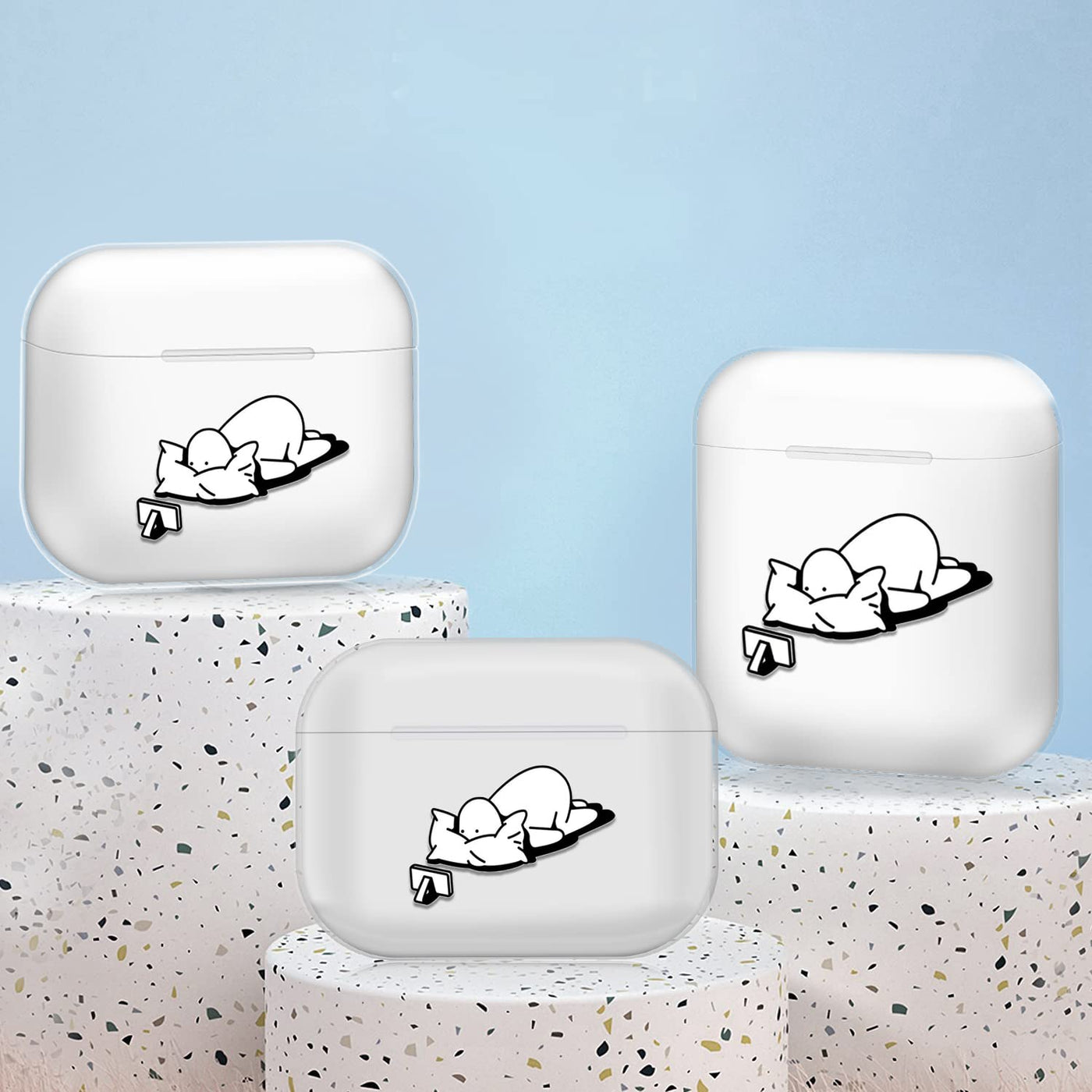 【AIRPODS CASE】AirPods  用 ケース おしゃれ かわいい AirPods 充電自由 イヤホン カバー TPU 軽量