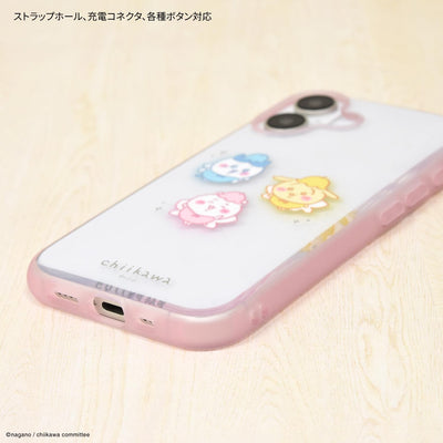 【IPHONE CASE】グルマンディーズ ちいかわ IIIIfit Clear iPhone16 対応 ケース 集合 CK-55B