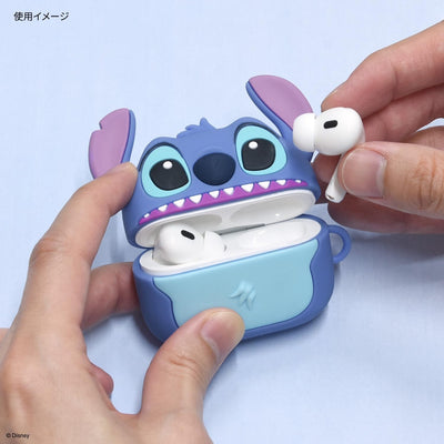 【AIRPODS CASE】ディズニーキャラクター AirPods Pro(第2世代)/AirPods Pro 対応 シリコンケース スティッチ