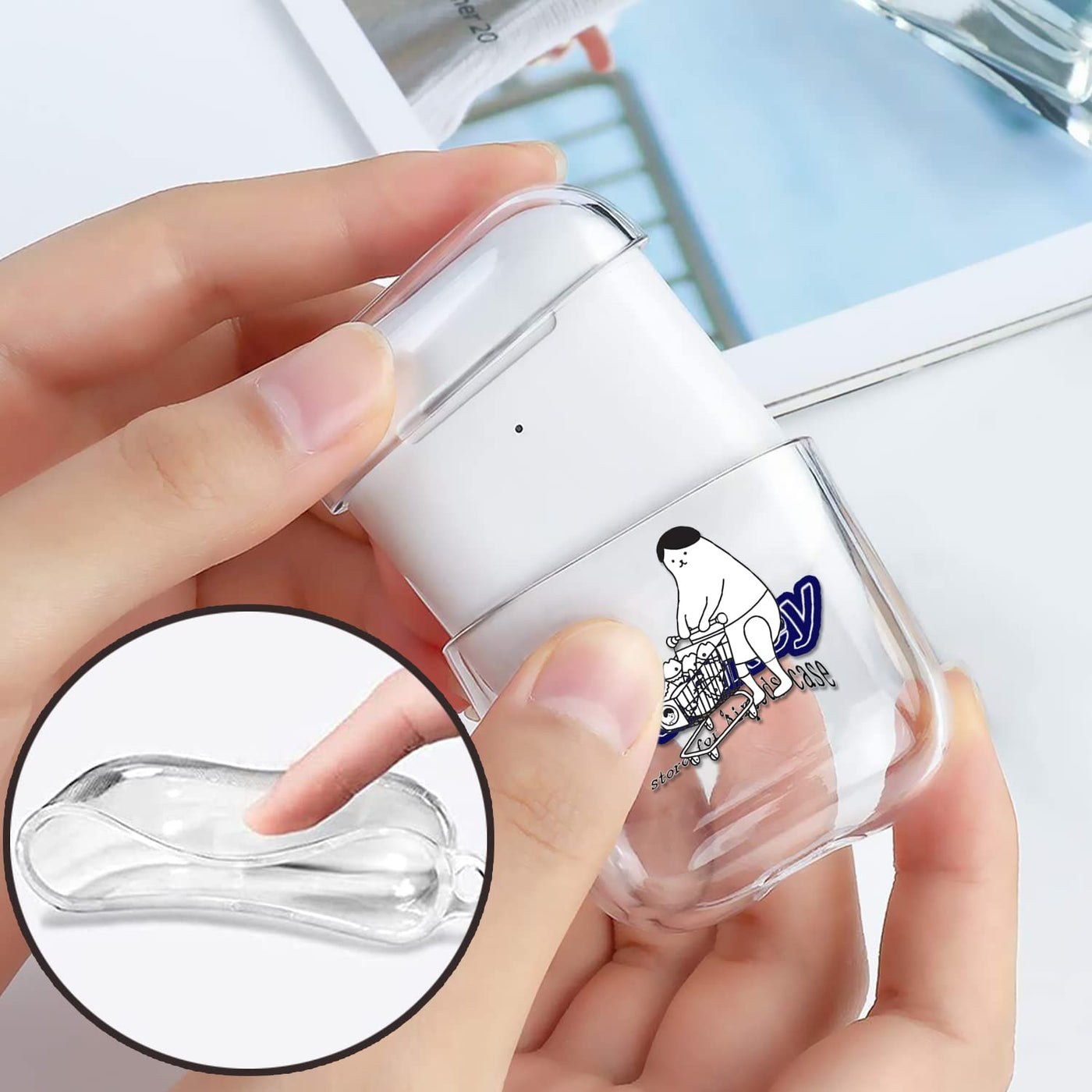 【AIRPODS CASE】Airpods 2世代 1世代対応 ケース かわいい おしゃれ TPU AirPods カバー イヤホン カバー