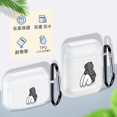 【AIRPODS CASE】AirPods  用 ケース おしゃれ かわいい AirPods 充電自由 イヤホン カバー TPU 軽量