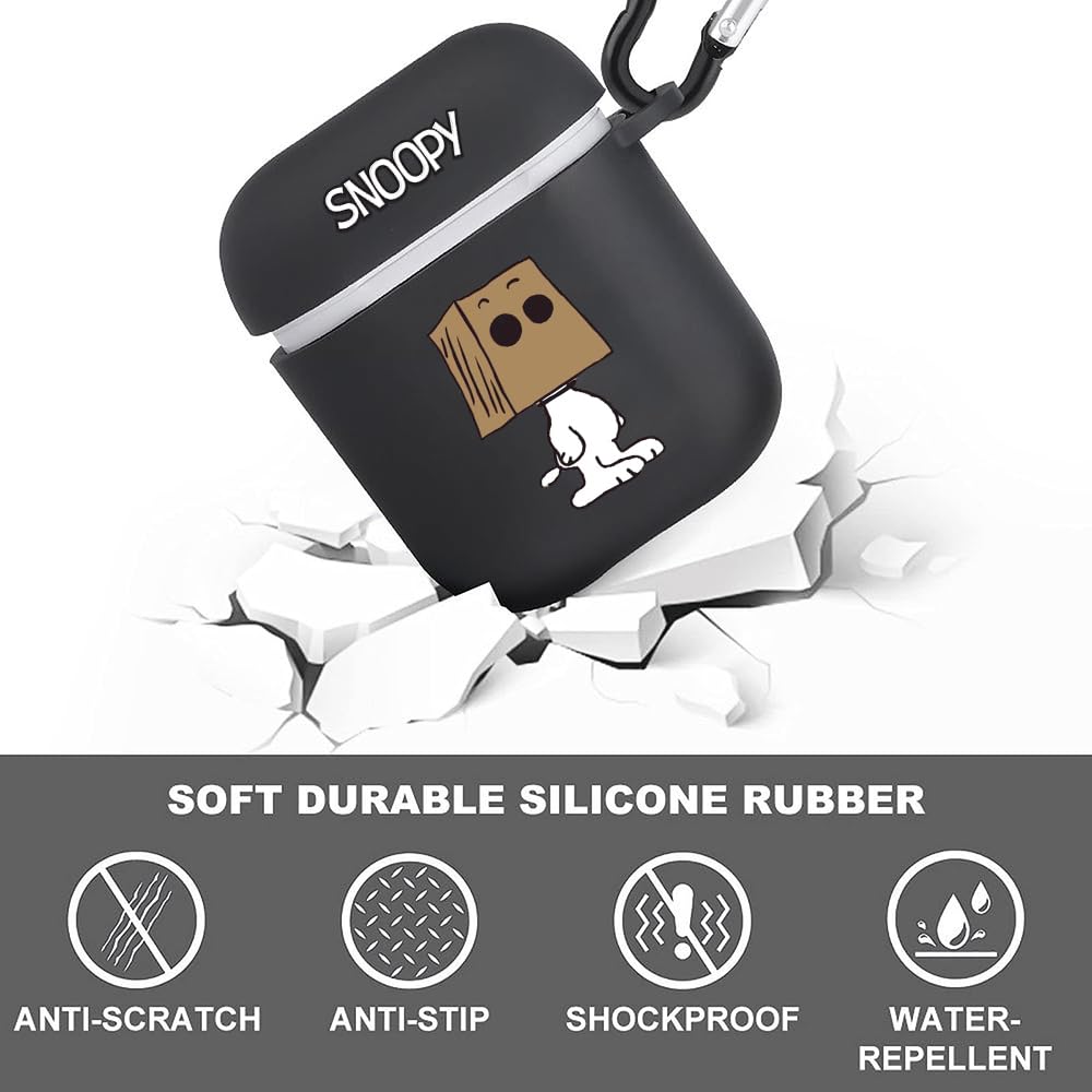 【AIRPODS CASE】Airpods Pro2 ケース スヌーピー  キャラクター 収納ケース  ワイヤレス充電 対応