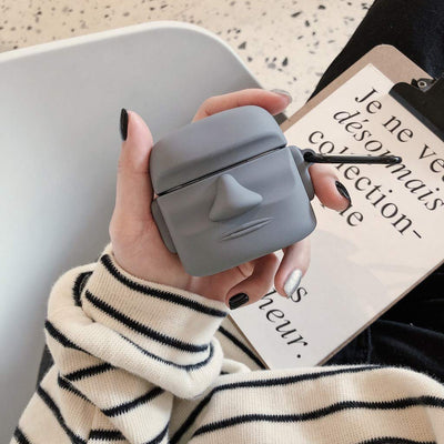 【AIRPODS CASE】Moai Statue AirPods /AirPods Proケース