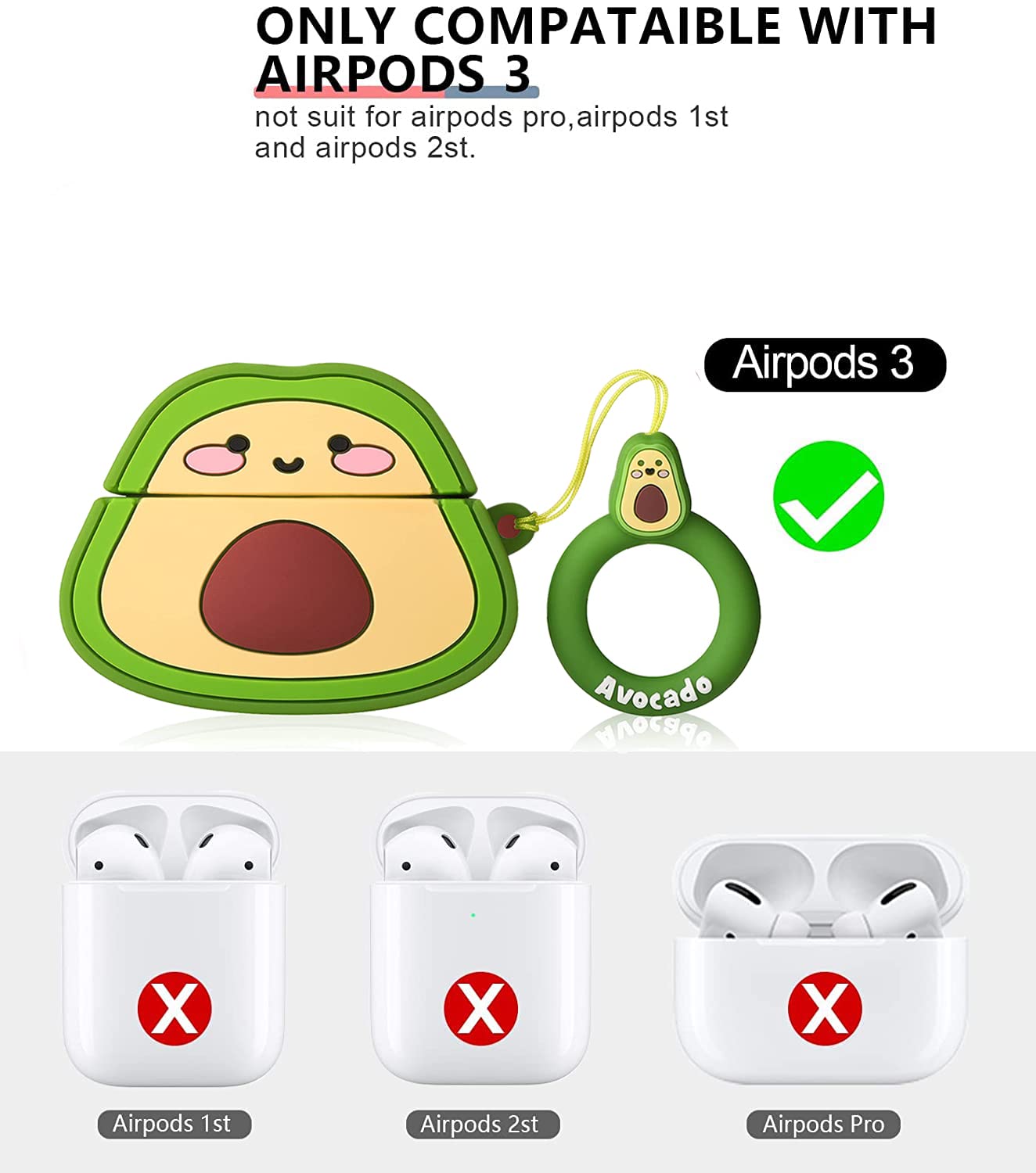 【AIRPODS CASE】ピーナッツバター Airpods ケース