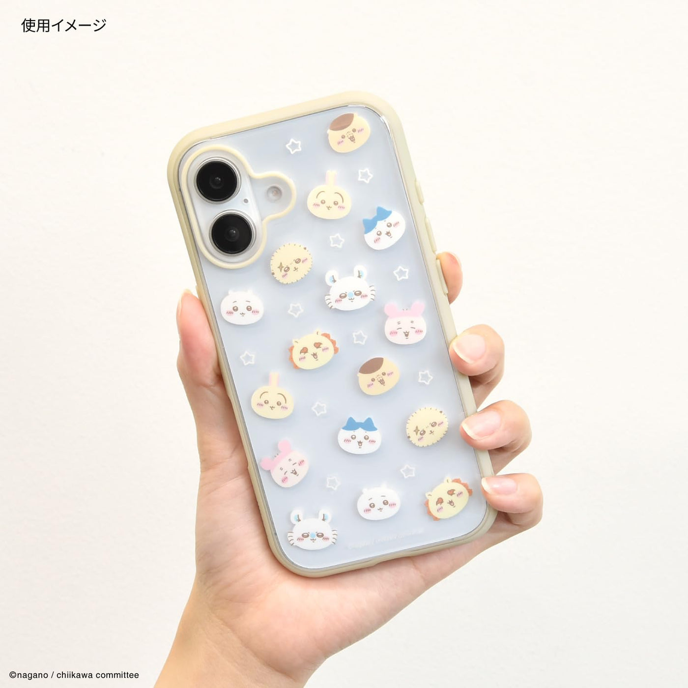 【IPHONE CASE】グルマンディーズ ちいかわ IIIIfit Clear iPhone16 対応 ケース 集合 CK-55B