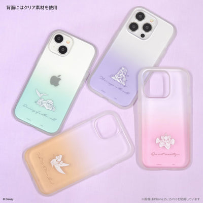 【IPHONE CASE】グルマンディーズ(Gourmandise) ディズニーキャラクター iPhone15 Pro 対応 ケース スティッチ