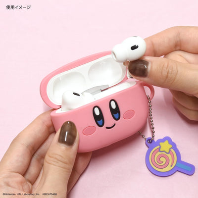 【AIRPODS CASE】グルマンディーズ 星のカービィ AirPods Pro(第2世代)/AirPods Pro 対応 シリコンケース カービィ