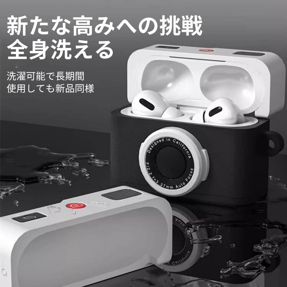 【AIRPODS CASE】AirPods 第4世代 カバー レトロカメラ