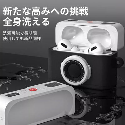 【AIRPODS CASE】AirPods 第4世代 カバー レトロカメラ