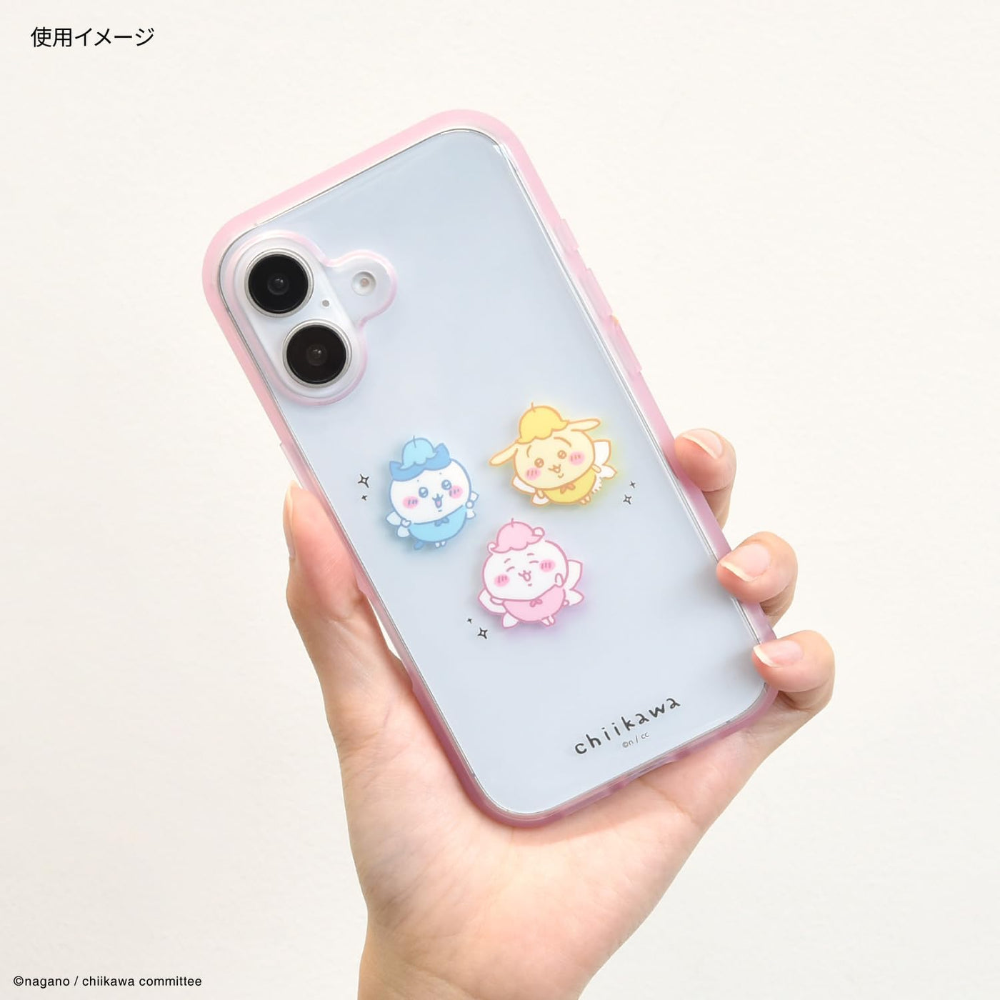 【IPHONE CASE】グルマンディーズ ちいかわ IIIIfit Clear iPhone16 対応 ケース 集合 CK-55B