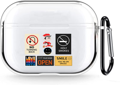 【AIRPODS CASE】 おしゃれ かわいい AirPods Pro 第2世代 ケース 韓国 おもしろ ステッカー